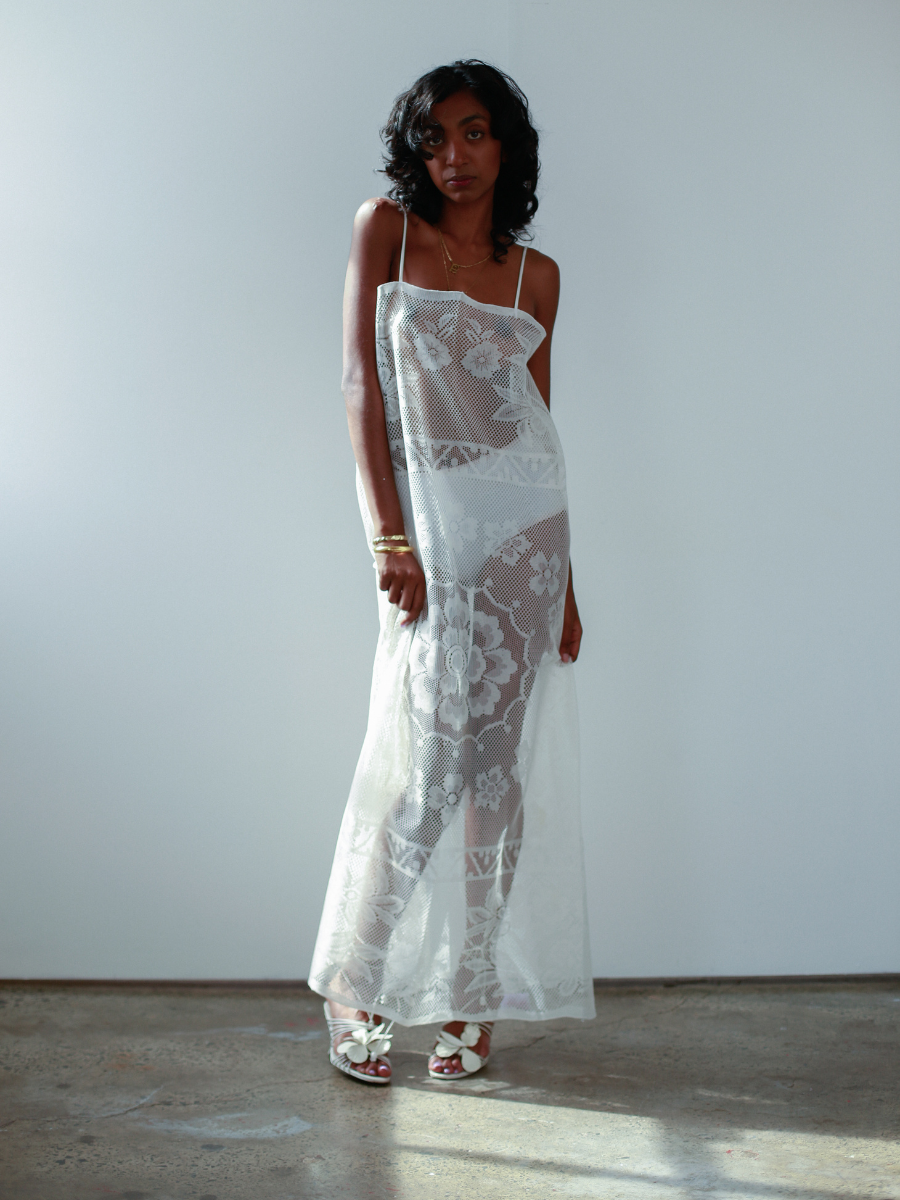 Rose lace dress
