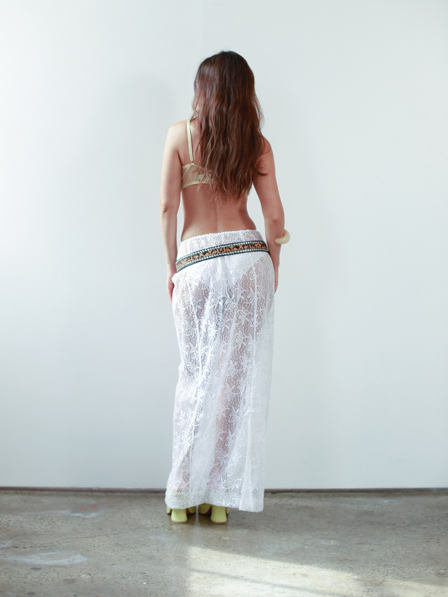 Starlight Lace Column Skirt