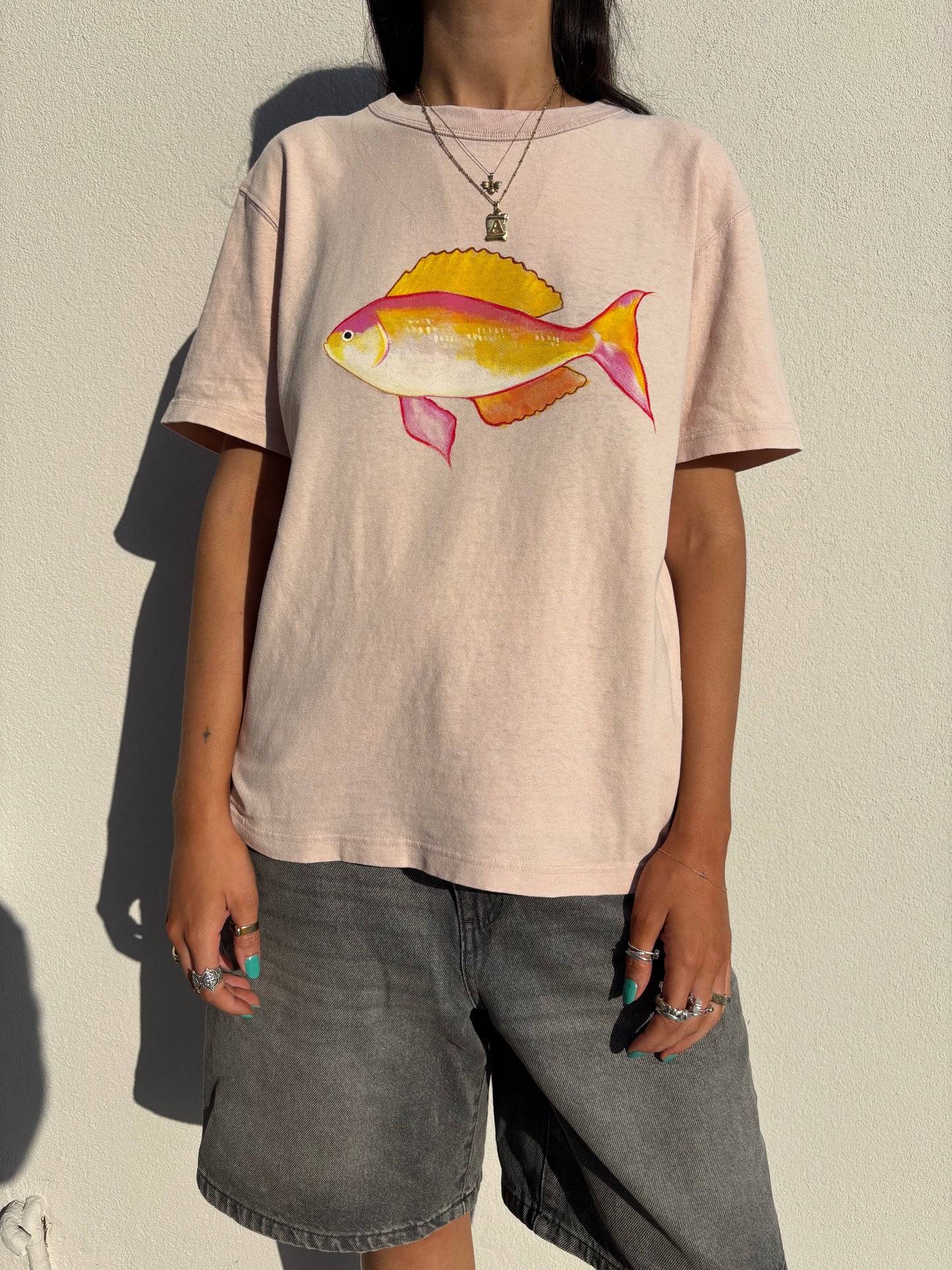 Pink Fish Tee
