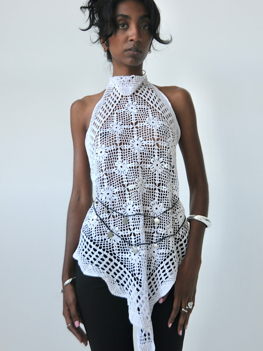 Wisteria crochet halter top