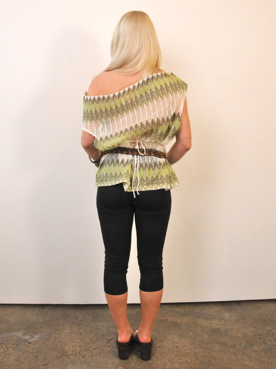 Field of light top - Green lace