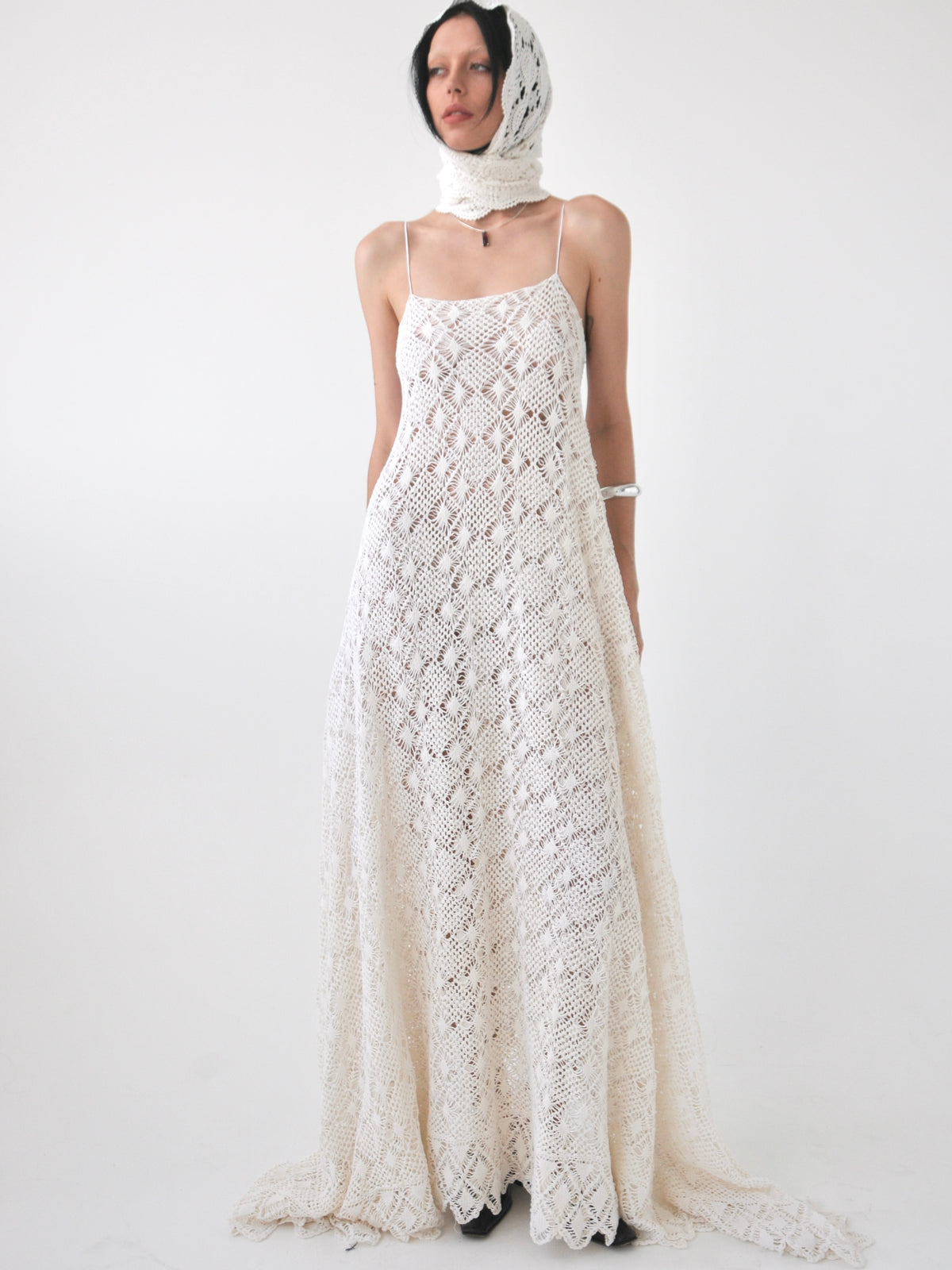 Rhythm vintage crochet lace maxi dress