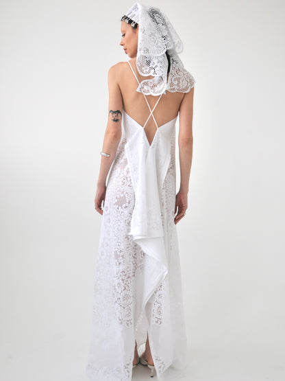 Germaine vintage lace maxi dress