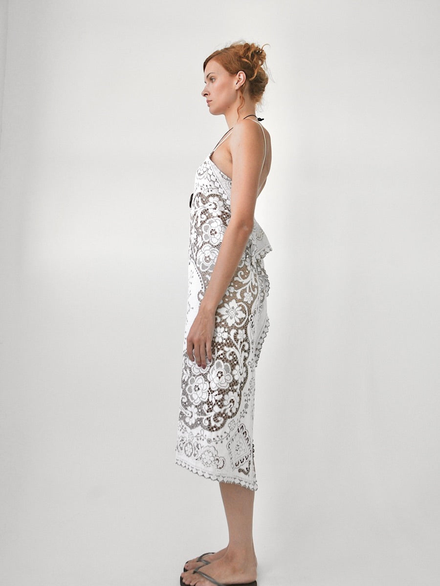 Manet lace midi dress
