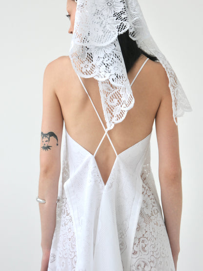 Germaine vintage lace maxi dress