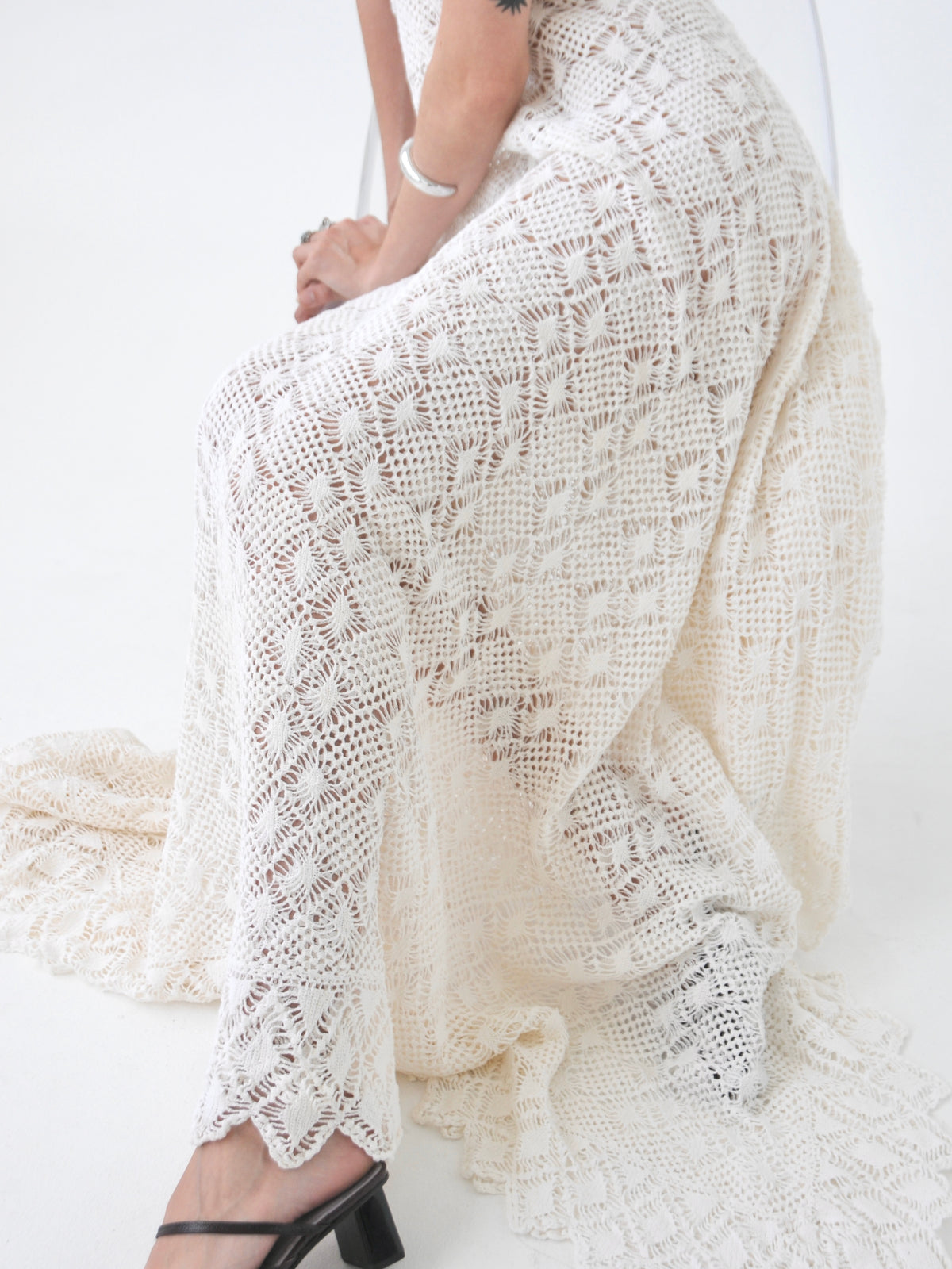 Rhythm vintage crochet lace maxi dress
