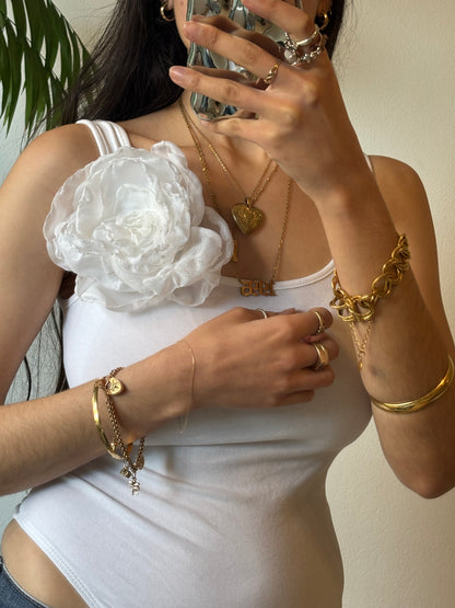 Love Flower Pin Brooch
