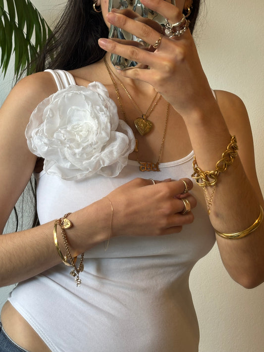 Love Flower Pin Brooch