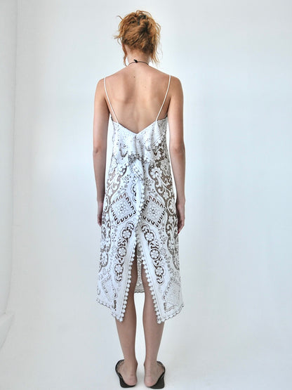 Manet lace midi dress