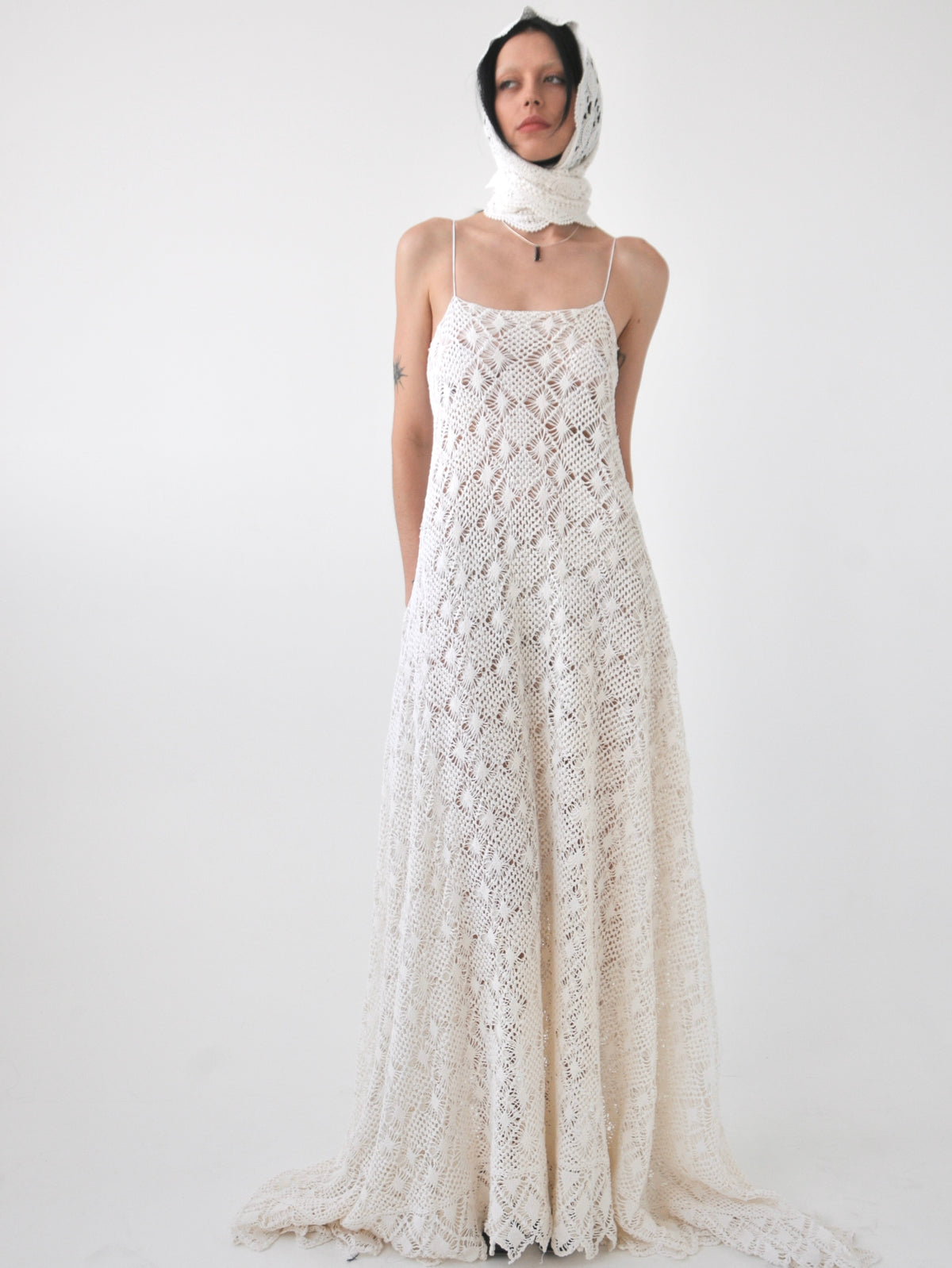 Rhythm vintage crochet lace maxi dress