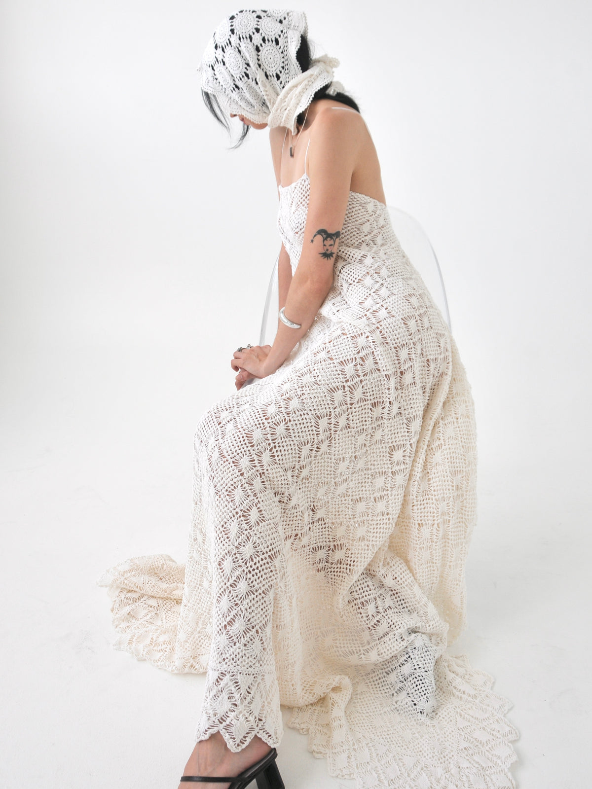 Rhythm vintage crochet lace maxi dress