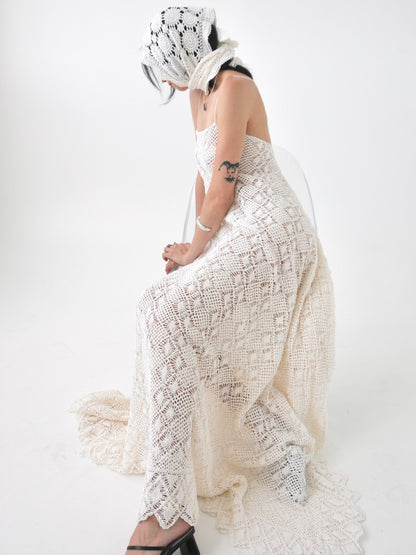 Rhythm vintage crochet lace maxi dress
