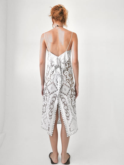 Manet lace midi dress