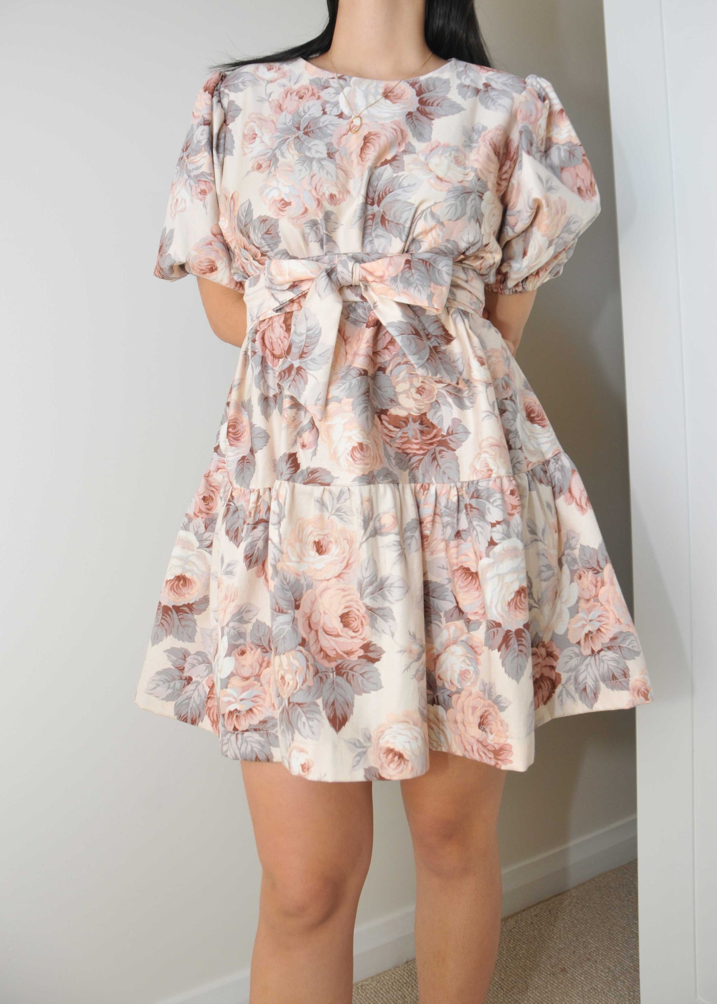 Margot Mini Dress Curtain Floral