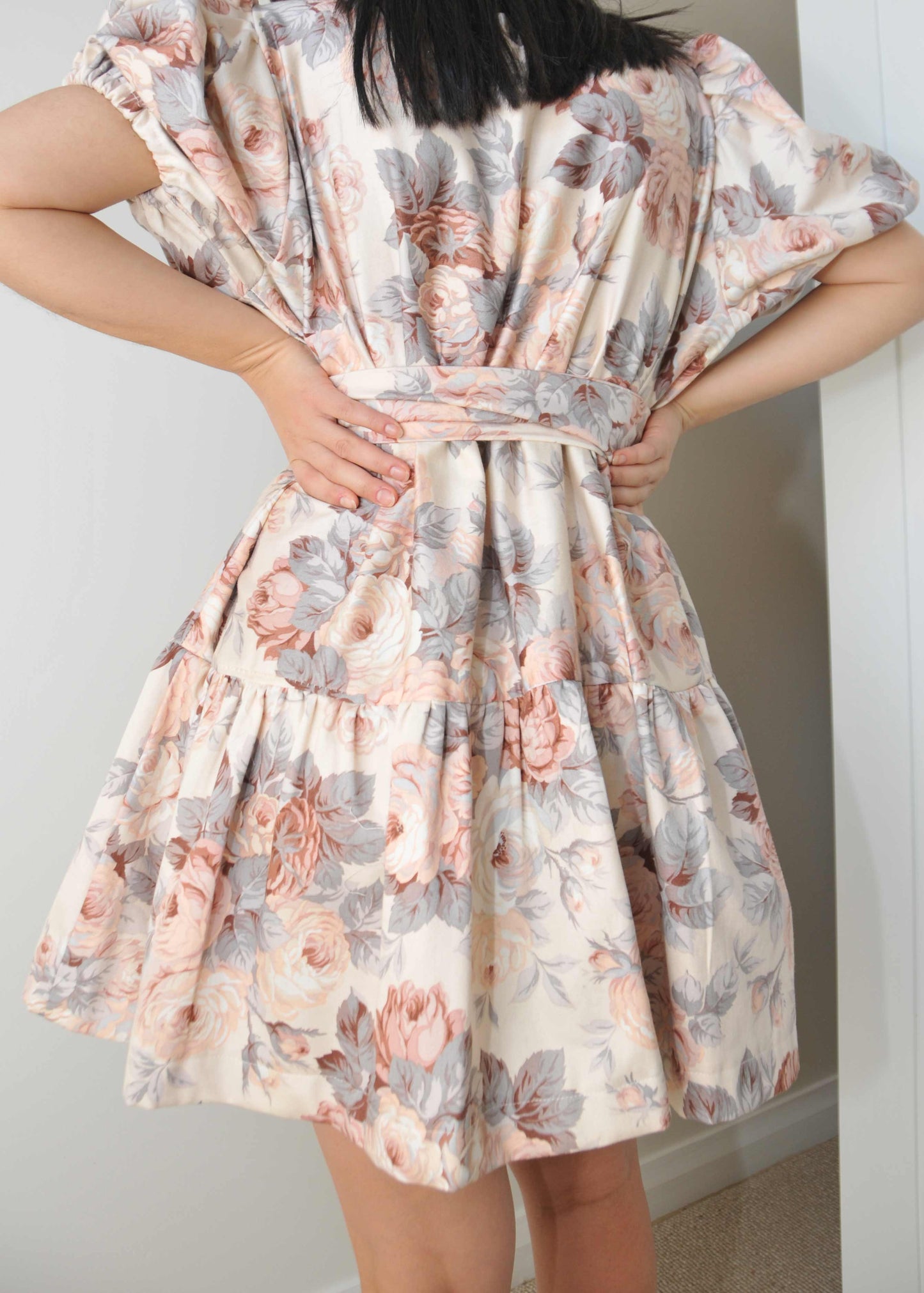 Margot Mini Dress Curtain Floral