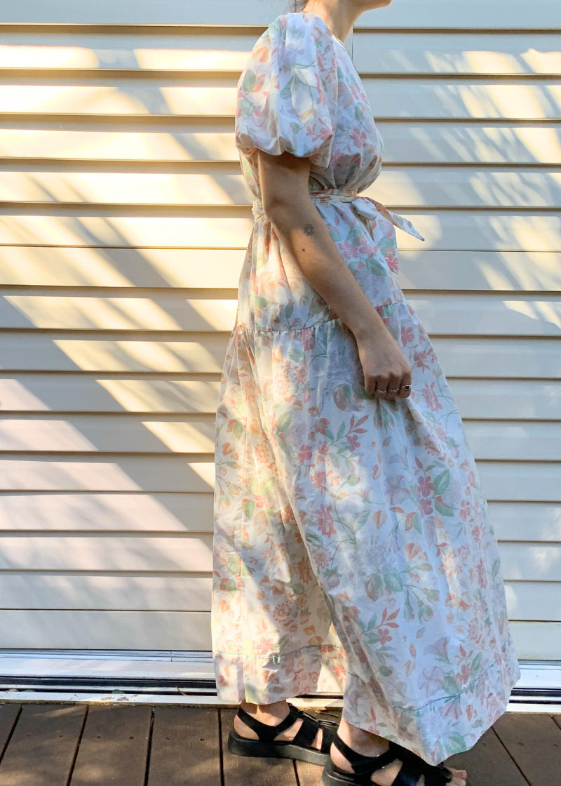 Margot Midi Dress Pastel Floral