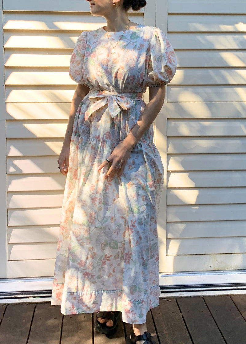 Margot Midi Dress Pastel Floral