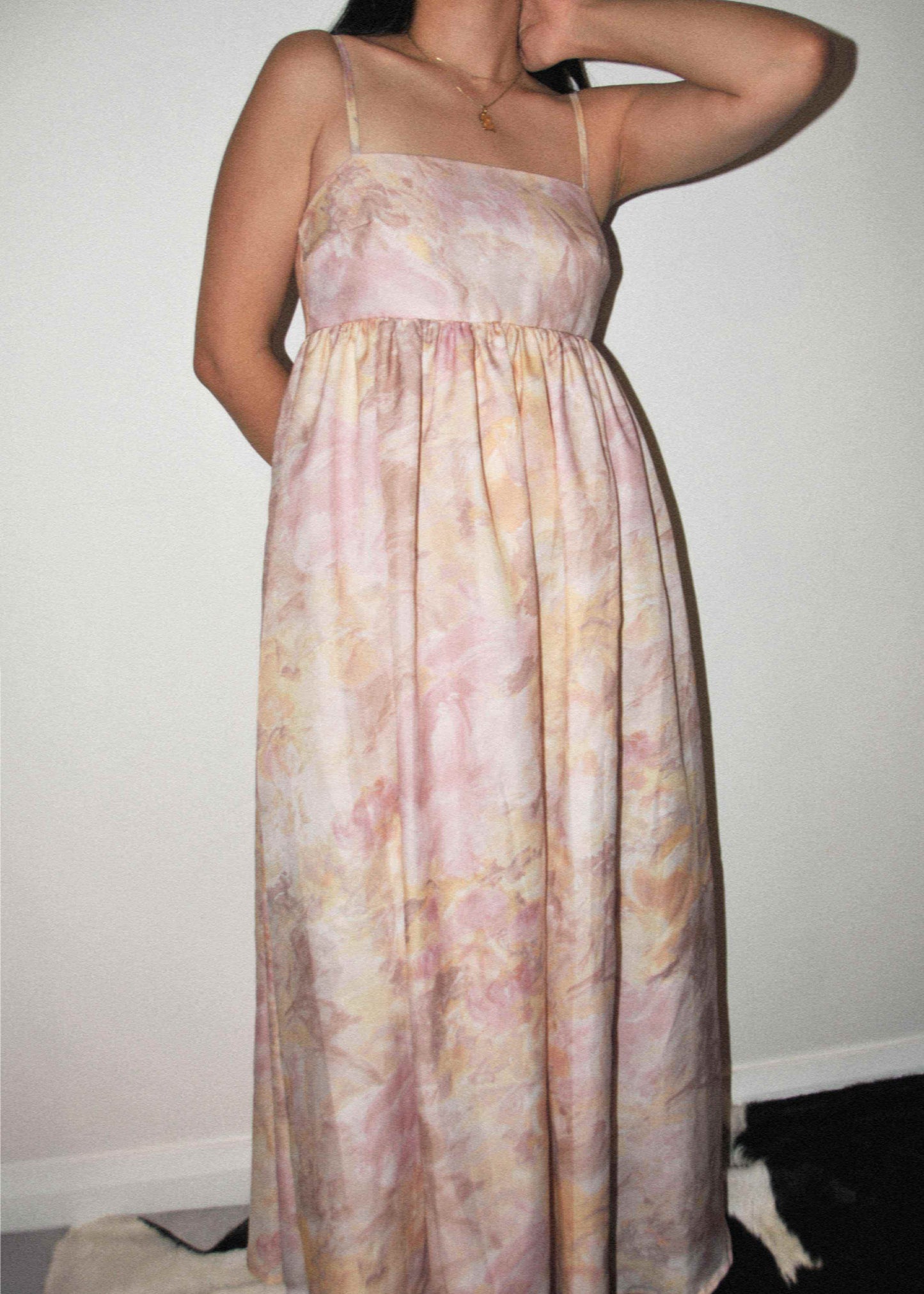 Anouk Midi Dress Pastel Abstract