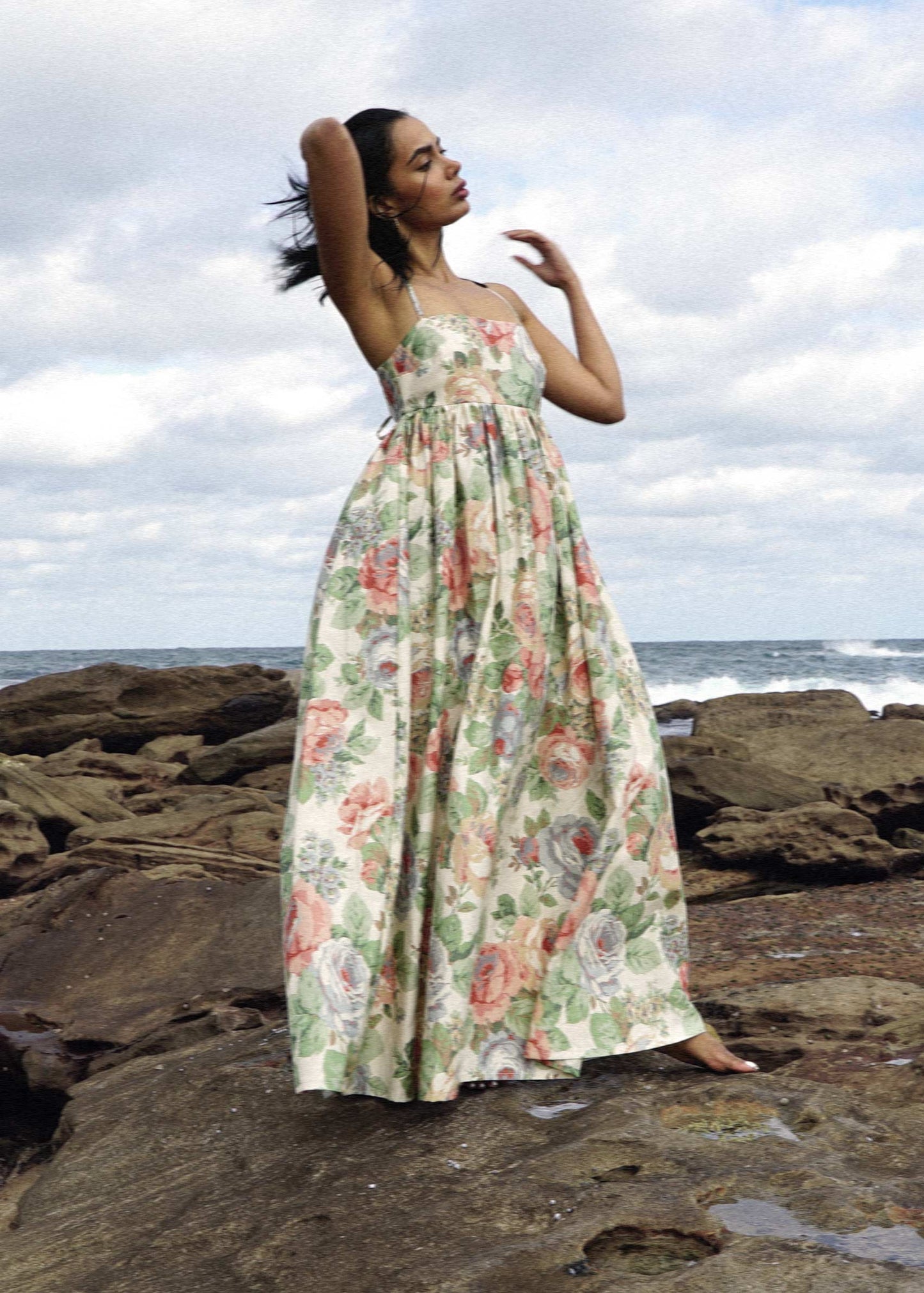 Anouk Midi Dress Spring Floral