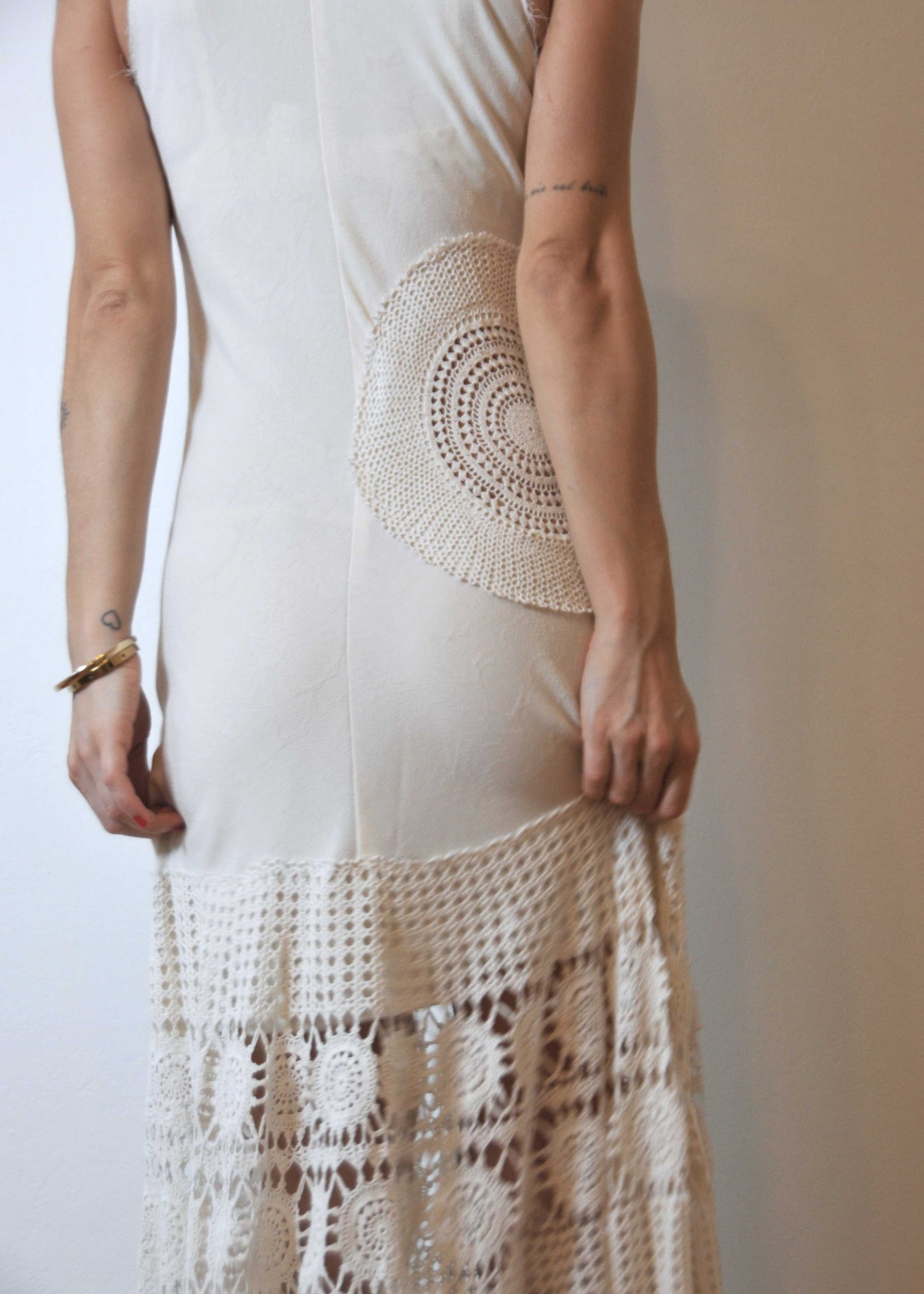 Diamond Crochet Maxi Dress