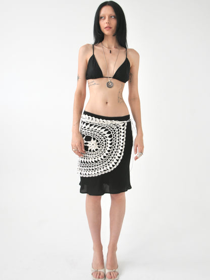 Starlight vintage crochet overlay piece