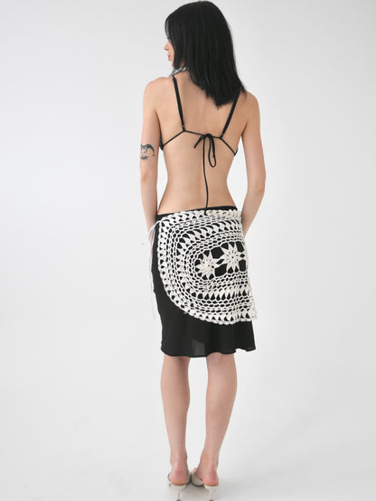 Starlight vintage crochet overlay piece