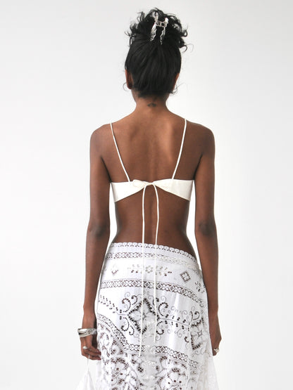 Sicily fitted tie bodice