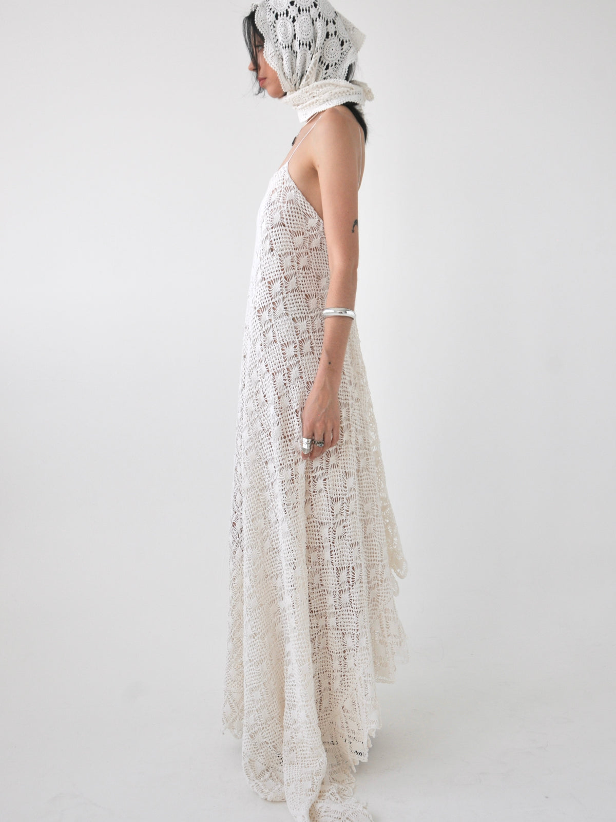 Rhythm vintage crochet lace maxi dress