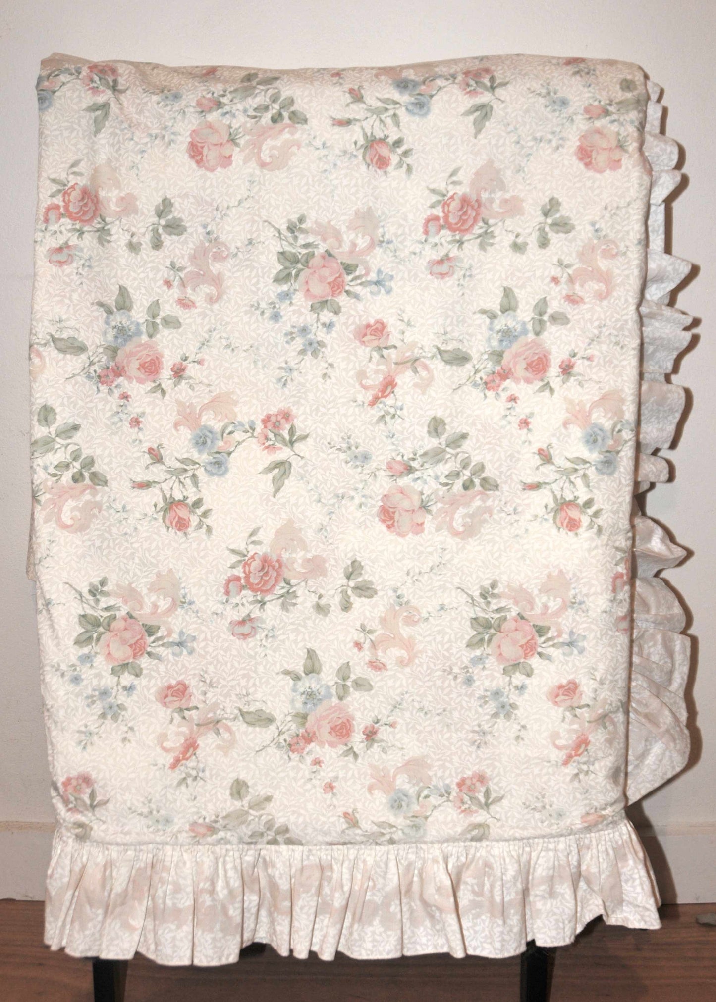 Cream Lillian Floral Fabric