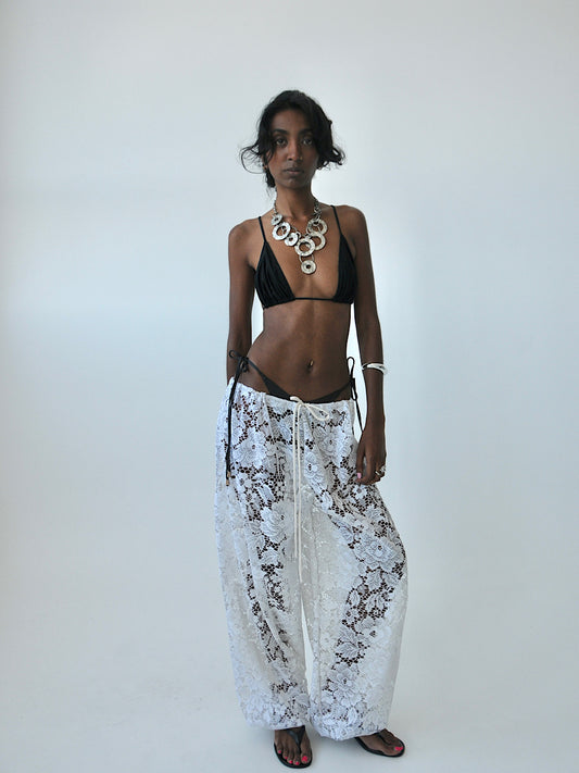 Celeste adjustable lace balloon pant