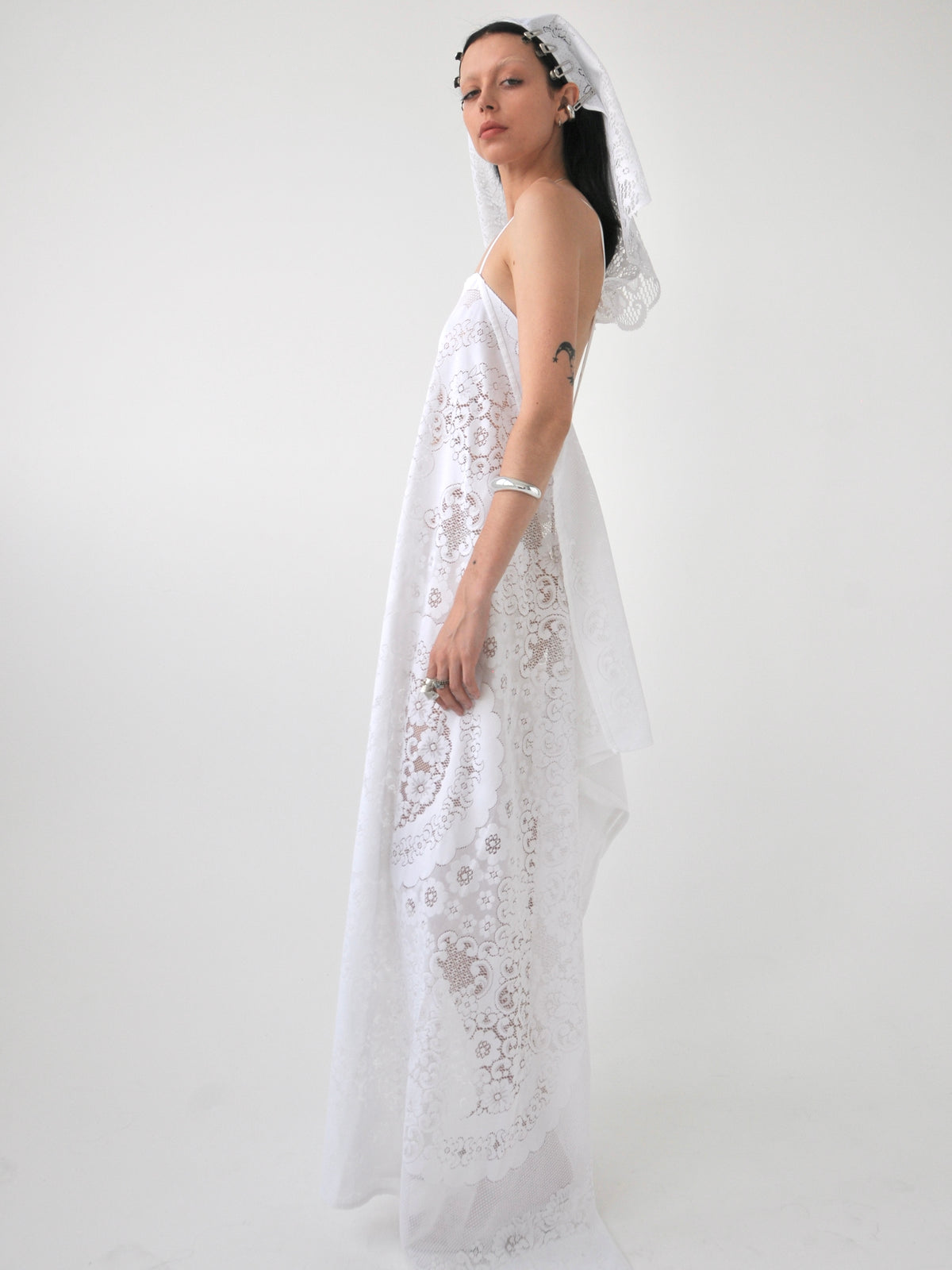 Germaine vintage lace maxi dress