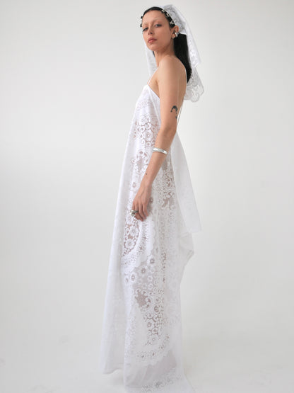 Germaine vintage lace maxi dress