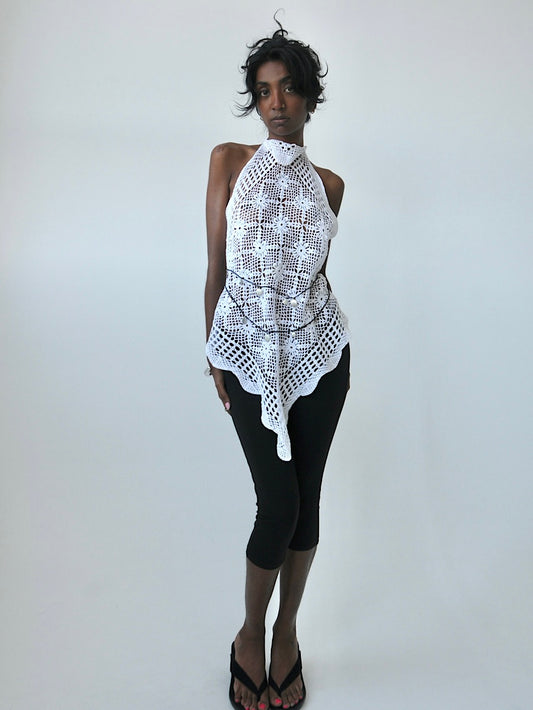 Wisteria crochet halter top
