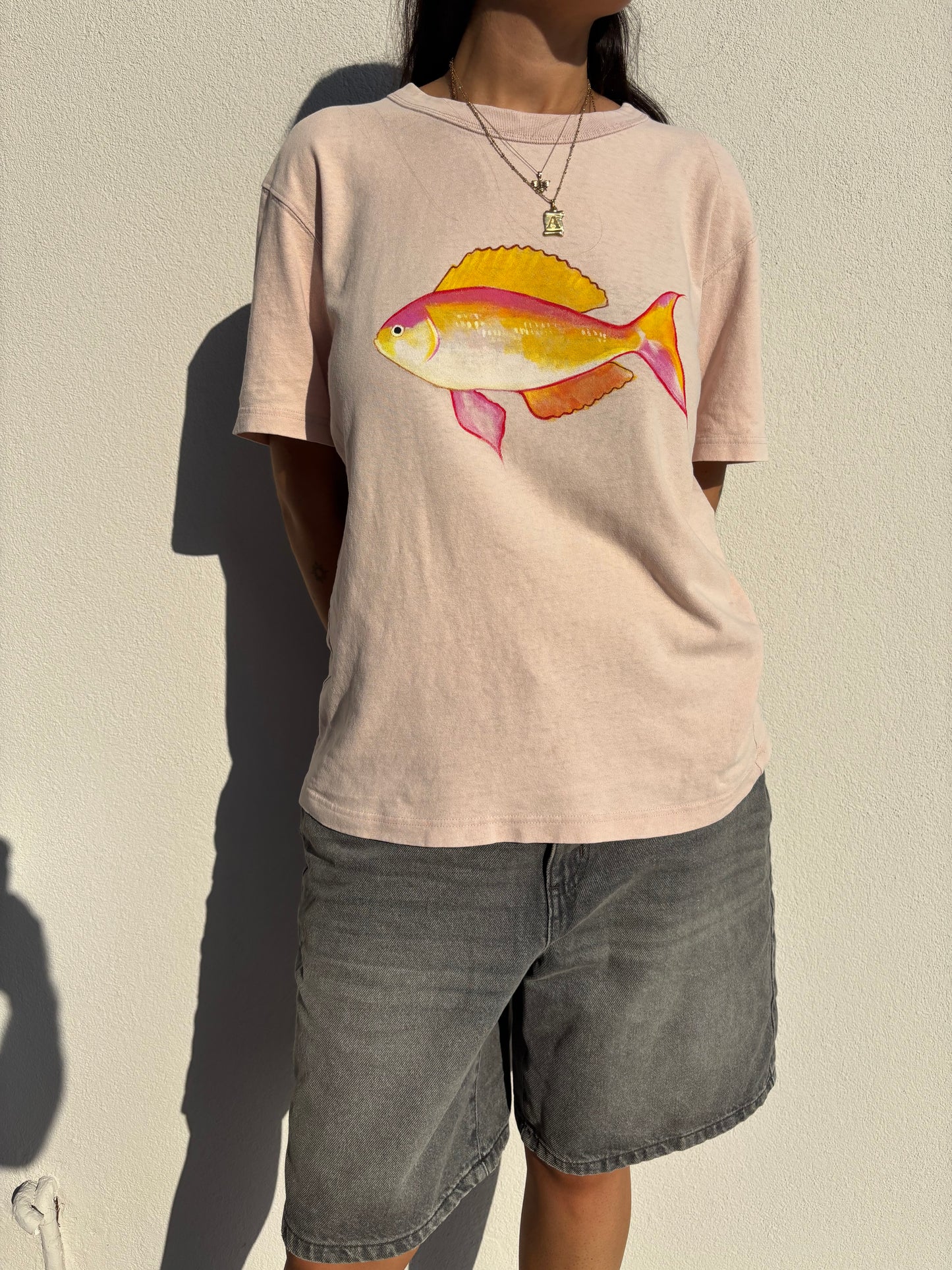 Pink Fish Tee