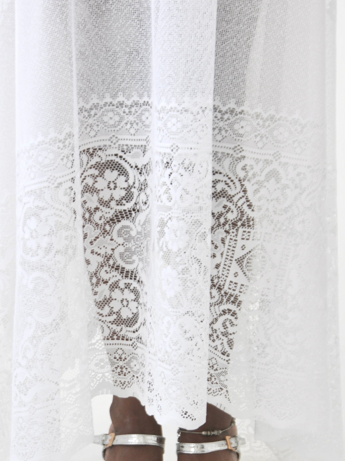 Caroline vintage lace maxi dress