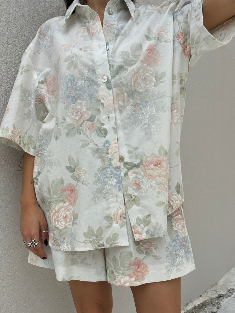 Angel Floral Camille Shirt