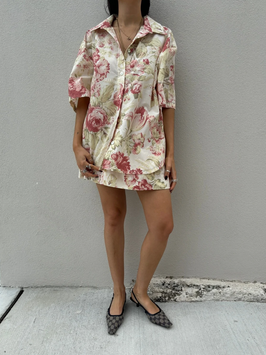 Ruby Floral Camille Shirt