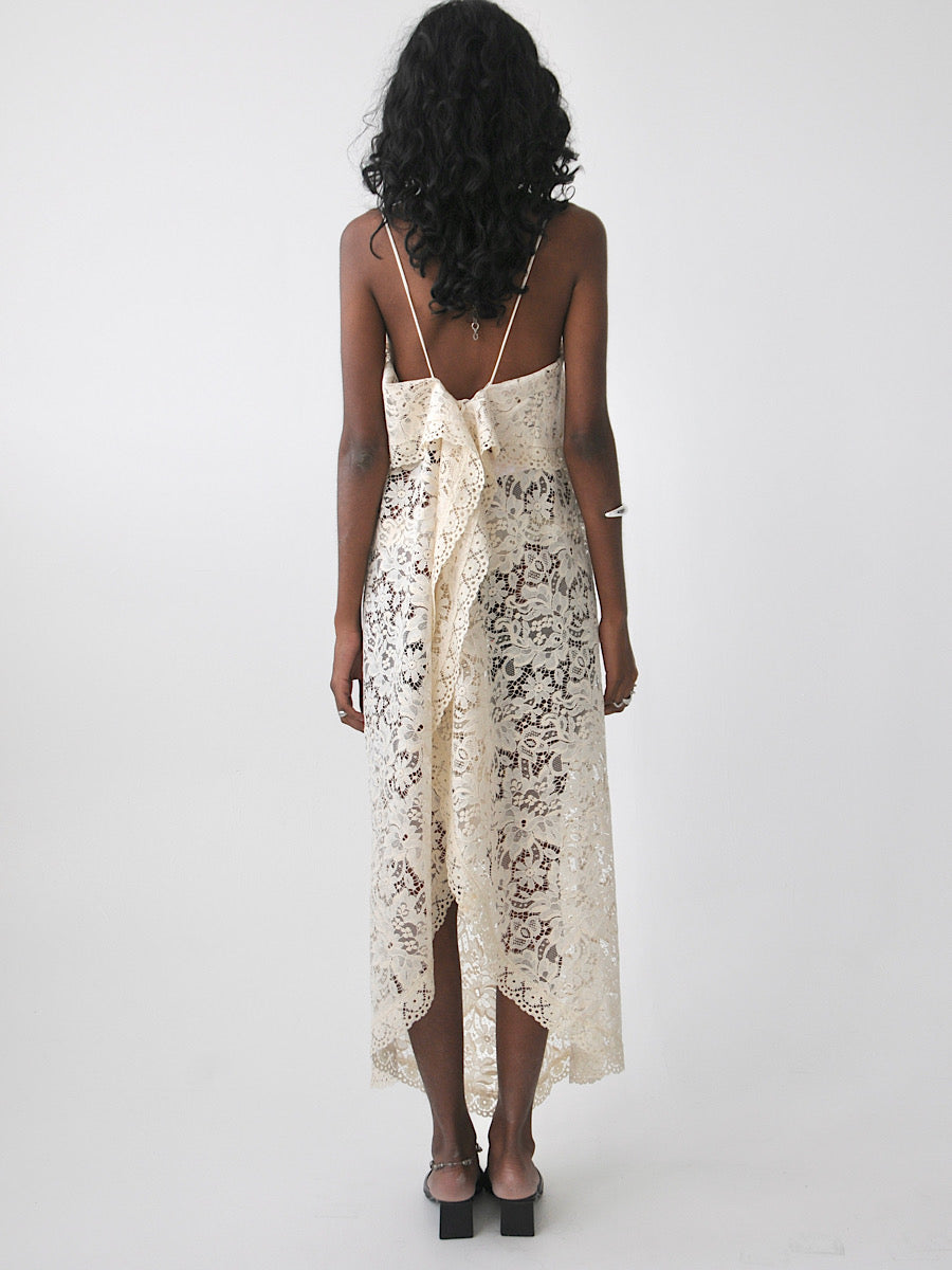 Josie vintage lace maxi dress