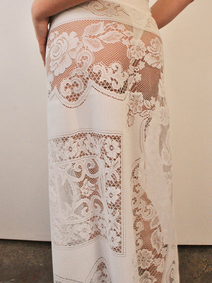 Rose tie skirt