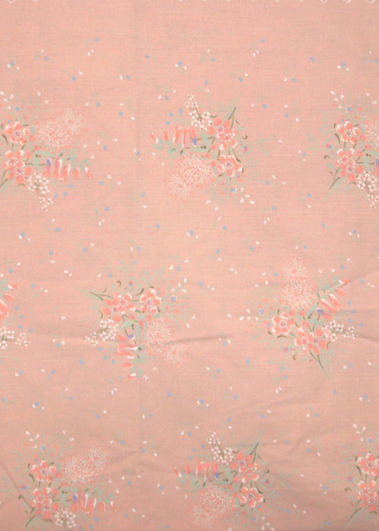 Pink Flora Floral Fabric